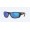 Costa Fisch Matte Black Frame Blue Mirror Polarized Glass Lense Sunglasses