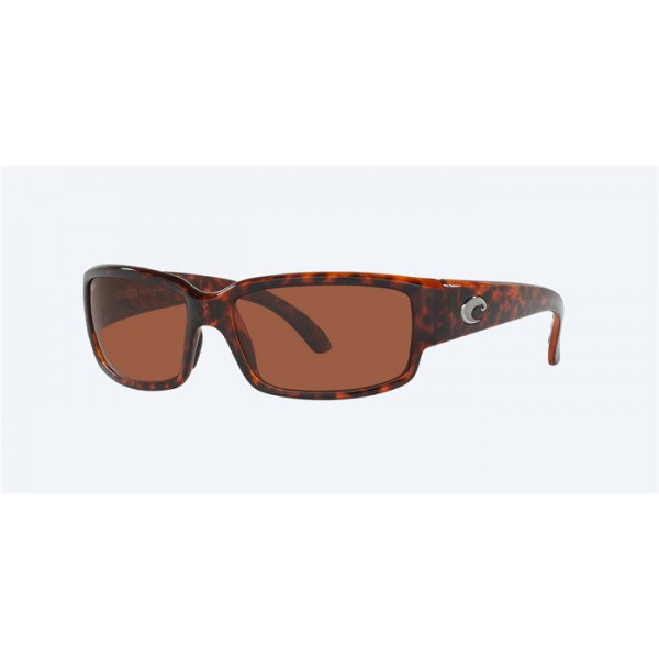 Costa Caballito Tortoise Frame Copper Polarized Polycarbonate Lense Sunglasses