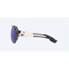 Costa South Point Gunmetal Frame Blue Mirror Polarized Glass Lense Sunglasses