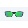 Costa Fisch Tortoise Frame Green Mirror Polarized Polycarbonate Lense Sunglasses