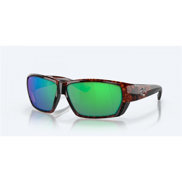 Costa Tuna Alley Tortoise Frame Green Mirror Polarized Polycarbonate Lense Sunglasses