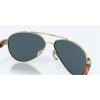 Costa Loreto Rose Gold Frame Gray Polarized Polycarbonate Lense Sunglasses