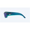Costa Caballito Matte Caribbean Fade Frame Blue Mirror Polarized Polycarbonate Lense Sunglasses