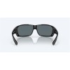 Costa Cat Cay Shiny Black Frame Blue Mirror Polarized Polycarbonate Lense Sunglasses