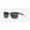 Costa Anna Shiny Retro Tort/Cream/Mint Frame Gray Polarized Polycarbonate Lense Sunglasses