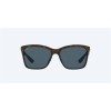 Costa Anna Shiny Olive Tort On Black Frame Gray Polarized Polycarbonate Lense Sunglasses