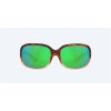 Costa Gannet Shiny Tortoise Fade Frame Green Mirror Polarized Polycarbonate Lense Sunglasses