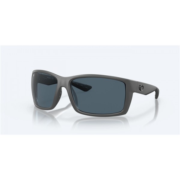 Costa Reefton Matte Gray Frame Gray Polarized Polycarbonate Lense Sunglasses