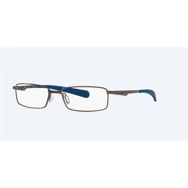 Costa Bimini Road 100 Brushed Dark Gunmetal Frame Clear Lense Eyeglasses Sunglasses
