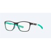 Costa Ocean Ridge 110 Shiny Black / Kiwi / Kiwi Crystal Frame Eyeglasses Sunglasses