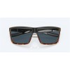Costa Rincon Black/Shiny Tort Gray Frame Polarized Polycarbonate Lense Sunglasses
