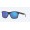 Costa Aransas Matte Black Frame Blue Mirror Polarized Glass Lense Sunglasses