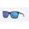 Costa Caldera Net Gray With Blue Rubber Frame Blue Mirror Polarized Glass Lense Sunglasses
