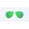 Costa Helo Matte Champagne Frame Green Mirror Polarized Polycarbonate Lense Sunglasses