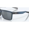 Costa Rinconcito Matte Atlantic Blue Frame Gray Silver Mirror Polarized Polycarbonate Lense Sunglasses