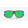 Costa Rinconcito Matte Tortoise Frame Green Mirror Polarized Polycarbonate Lense Sunglasses