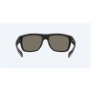 Costa Broadbill Matte Black Frame Blue Mirror Polarized Glass Lense Sunglasses