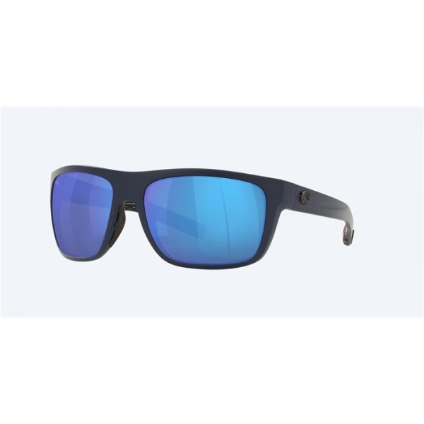 Costa Broadbill Midnight Blue Frame Blue Mirror Polarized Glass Lense Sunglasses