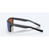 Costa Rinconcito Matte Black Frame Green Mirror Polarized Glass Lense Sunglasses