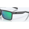 Costa Rinconcito Matte Gray Frame Green Mirror Polarized Glass Lense Sunglasses