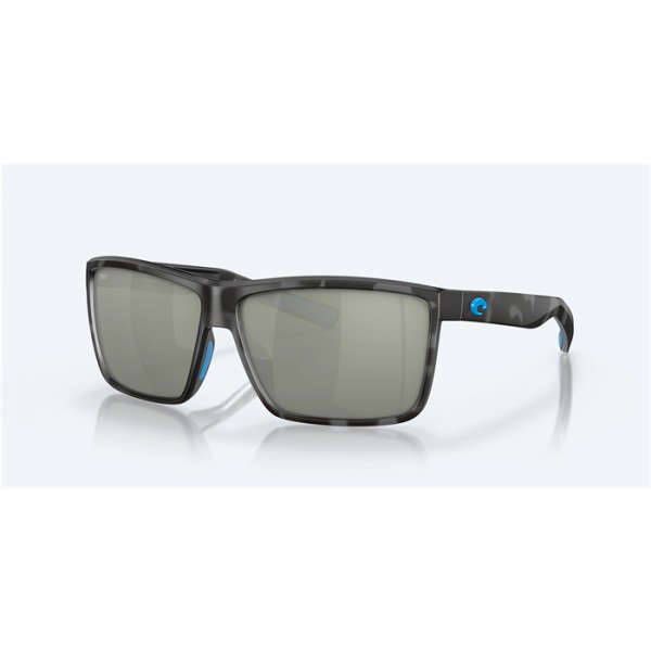 Costa Ocearch® Rinconcito Ocearch Matte Ocean Fade Frame Gray Silver Polarized Polycarbonate Lense Sunglasses