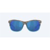 Costa Ocearch® Vela Ocearch Shiny Coastal Fade Frame Blue Mirror Polarized Polycarbonate Lense Sunglasses