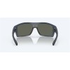 Costa Diego Bahama Blue Fade Frame Blue Mirror Polarized Glass Lense Sunglasses