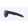 Costa Ferg Matte Black Frame Blue Mirror Polarized Glass Lense Sunglasses