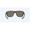 Costa Ferg Shiny Gray Frame Blue Mirror Polarized Glass Lense Sunglasses