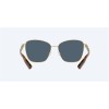 Costa Paloma Shiny Gold Frame Gray Polarized Polycarbonate Lense Sunglasses