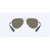 Costa Peli Brushed Gunmetal Frame Blue Mirror Polarized Glass Lense Sunglasses