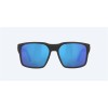 Costa Tailwalker Matte Black Frame Blue Mirror Polarized Glass Lense Sunglasses