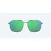Costa Wader Antique Gold Frame Green Mirror Polarized Glass Lense Sunglasses