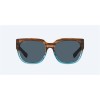 Costa Waterwoman 2 Shiny Blonde Crystal Frame Gray Polarized Polycarbonate Lense Sunglasses