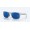 Costa Baffin Net Light Gray Frame Blue Mirror Polarized Glass Lense Sunglasses