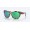 Costa Maya Shiny Coral Tortoise Frame Green Mirror Polarized Glass Lense Sunglasses