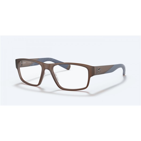 Costa Ocean Ridge 301 Translucent Dark Brown Frame Eyeglasses Sunglasses