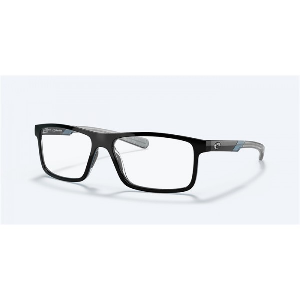 Costa Ocean Ridge 100 Black / Teal Crystal / Smoke Frame Eyeglasses Sunglasses
