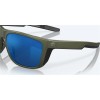 Costa Ferg Steel Gray Metallic Frame Blue Mirror Polarized Glass Lense Sunglasses