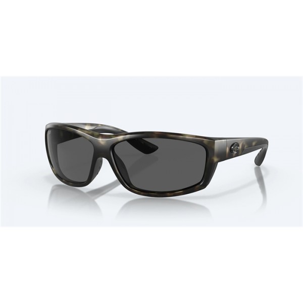 Costa Saltbreak Matte Black Frame Blue Polarized Glass Lense Sunglasses