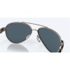 Costa Loreto Golden Pearl Frame Gray Polarized Polycarbonate Lense Sunglasses