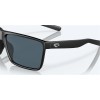 Costa Rincon Matte Black Frame Gray Polarized Polycarbonate Lense Sunglasses