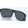 Costa Rincon Matte Black Frame Gray Polarized Polycarbonate Lense Sunglasses