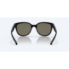 Costa Salina Black Frame Blue Mirror Polarized Glass Lense Sunglasses