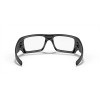 Oakley Det Cord Industrial-Safety Glass Matte Black Frame Clear Lense Sunglasses