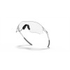 Oakley EVZero Path® Matte White Frame Clear To Black Iridium Photochromic Lense Sunglasses