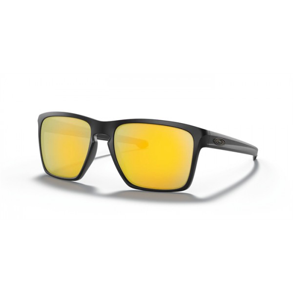 Oakley Sliver XL Matte Black Frame 24k Iridium Lense Sunglasses