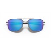 Oakley Gauge 8 Matte Gunmetal Frame Prizm Sapphire Polarized Lense Sunglasses