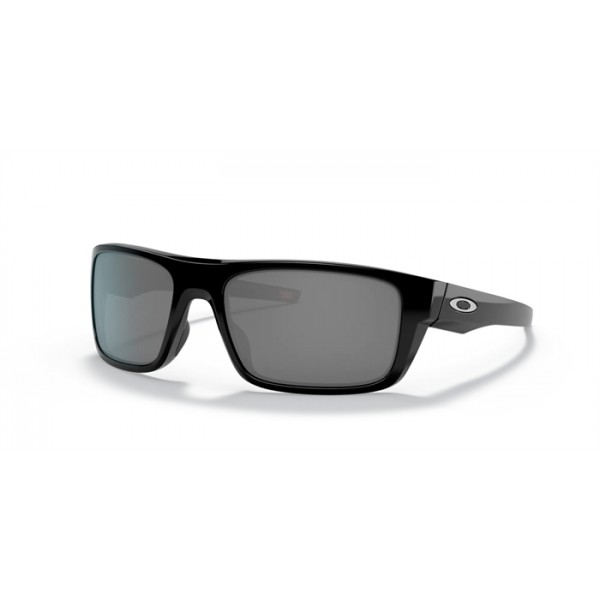 Oakley Drop Point Collection Polished Black Frame Black Iridium Lense Sunglasses