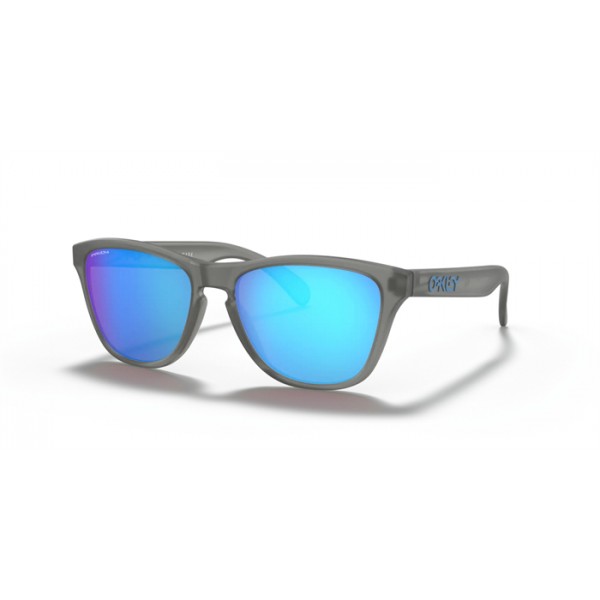 Oakley Frogskins XS Matte Grey Ink Frame Prizm Sapphire Lense Sunglasses